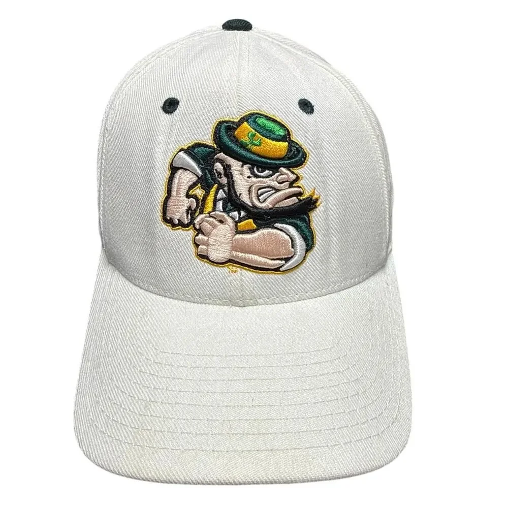 Notre Dame Fighting Irish Hat 6 3/4 Leprechaun Wool Blend Fitted Youth L/XL Cap